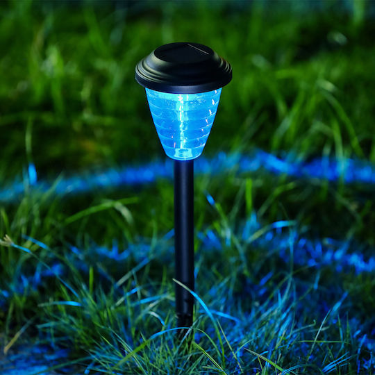 Lampă Solară de Grădină Led Rgb cu Schimbare de Culoare 36 Cm Țepușă Decorativă pentru Iluminat Exterior