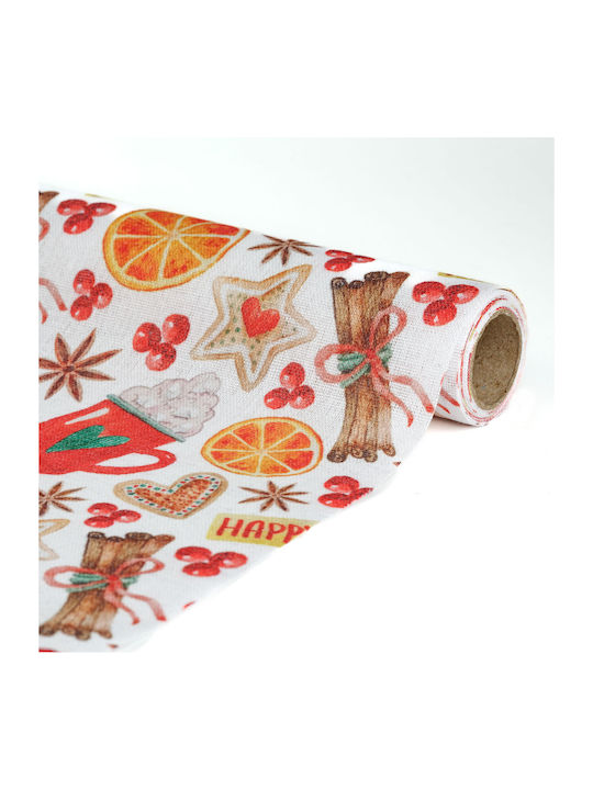 Alista Home Σουπλά Πλαστικό Πορτοκαλί 180x28cm