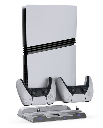 Dobe Bază De Încărcare Multifuncțională PS5 Albă TP5-0599