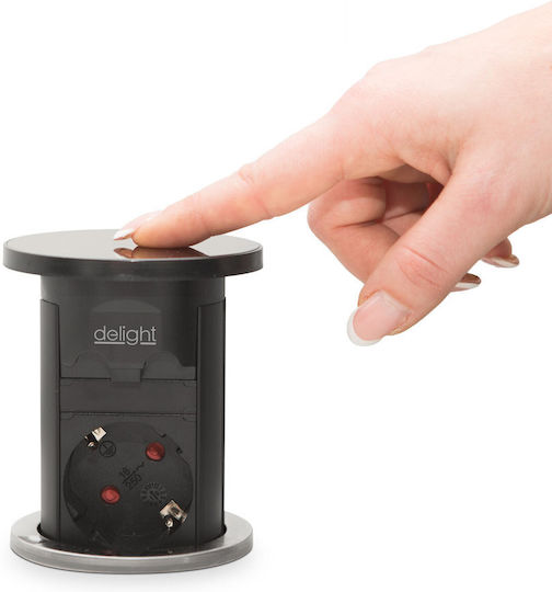 Alista Home Πολύπριζο 3 Θέσεων με 2 USB-A, Διακόπτη και Καλώδιο 1.5m