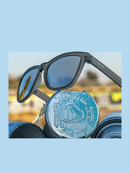Goodr Going To Men's Sunglasses with Gray Frame with Polarized Lens