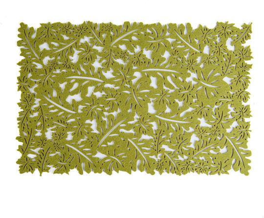 Seturi De Masă Din Fetru Verde 44.5x28.5cm
