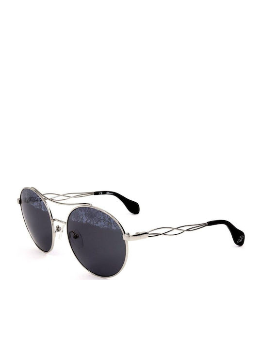 Blumarine Silver Sunglasses with Frame Blumarine Silver Sunglasses with Frame