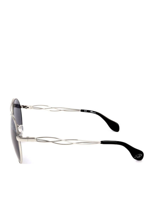 Unisex Sunglasses with Silver Frame