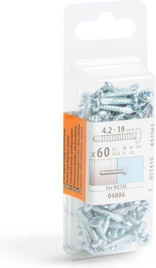 Alista Home Şurub Cu Diametrul M4.2 şi Lungimea 19mm 60 Bucăţi