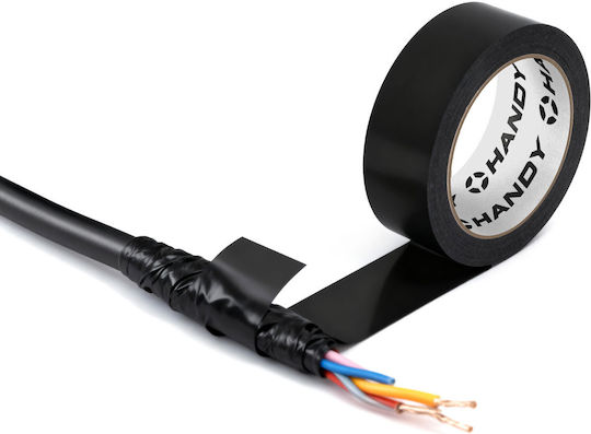 Bandă Izolatoare Din Pvc 20 M X 19 Mm Bandă De Izolare Pentru Cablu Electric Rezistentă De La 18 La 105°c Neagră
