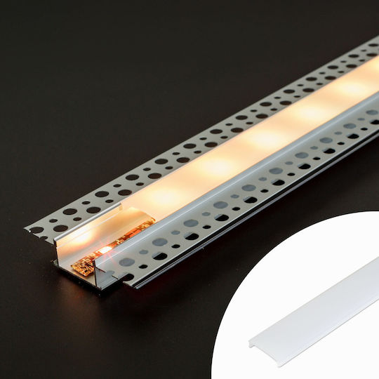 Aluminum Led Profile Cap Opal 1 M Led Strip Diffuser Led Profile 41025a1