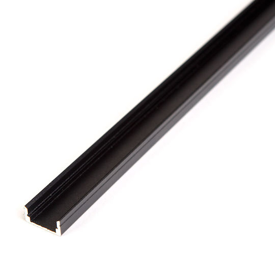 Profil De Aluminiu Pentru Bandă LED Tip U Negru 1 M Șină Profil Canal Aluminiu Pentru Bandă LED