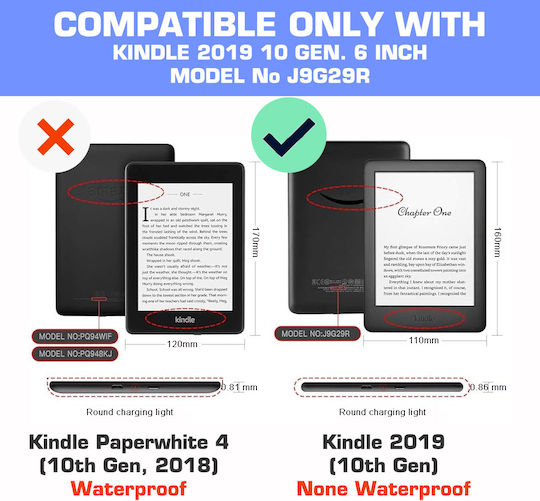 Case Kindle 2019 Inkora Air Angry Face