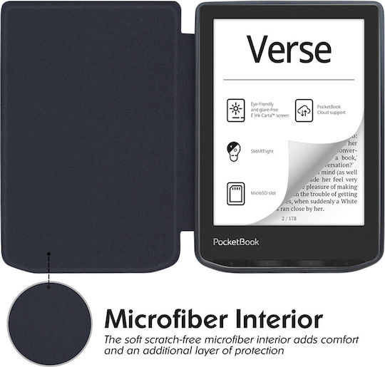 Калъф Pocketbook Verse 629 Pro 634 Inkora Air Сив