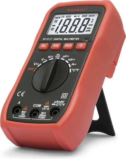 Alista Home Digital Pocket Multimeter with AC DC Temperature Measurement GLB_25211