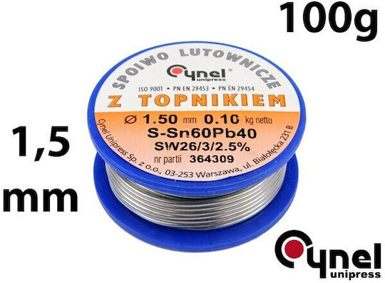 Soldering Alloy Sn60pb40 1.5/100 76814 Cynel