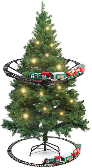 Christmas Train Tree Led Lights Music 3 Carriages + Locomotive Aa Batteries Festive Decoration Kids 3+ Years