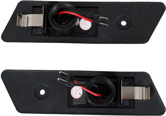 Bmw 7 E32 85-94 Led Side Turn Signal Smoked Dynamic 2 Pcs Set