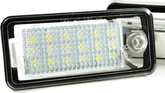 Audi A3 A4 A6 A8 Q7 Led Kennzeichenbeleuchtungen Lampen 2 Stück Set + 2x Schraube