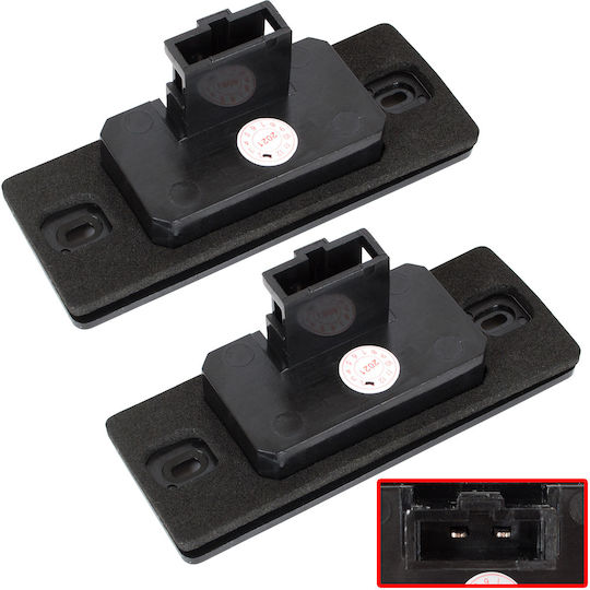 Vw Touareg Tiguan Porsche Cayenne Led License Plate Lights 2 Pcs Set