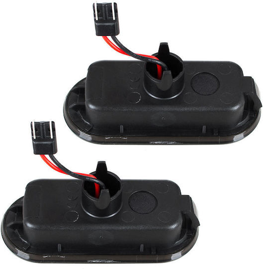 Vw Bora Caddy Ii Golf Iv Jetta Lupo Multivan V Passat B5 Polo Iii Sharan T5 Led Side Turn Signal Smoked Dynamic 2 Pcs Set