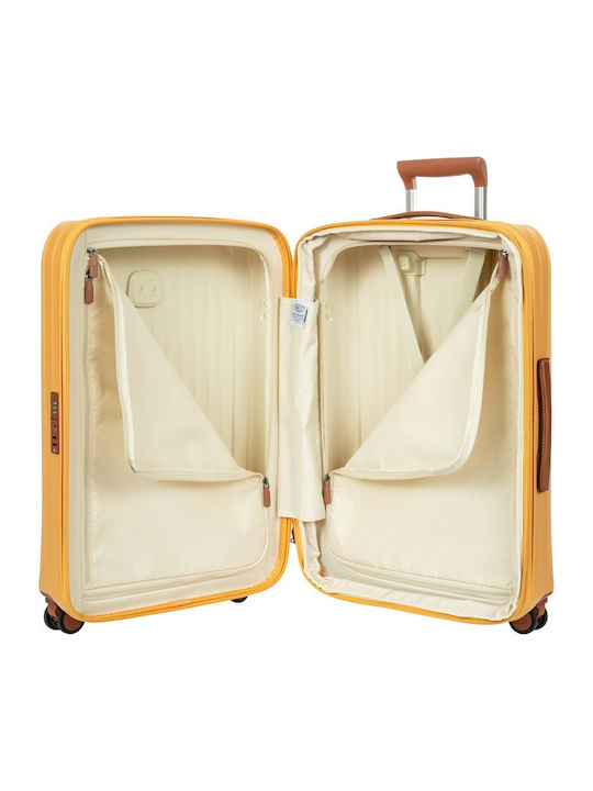 Bric's Milano Medium Travel Suitcase Honey Height 69cm