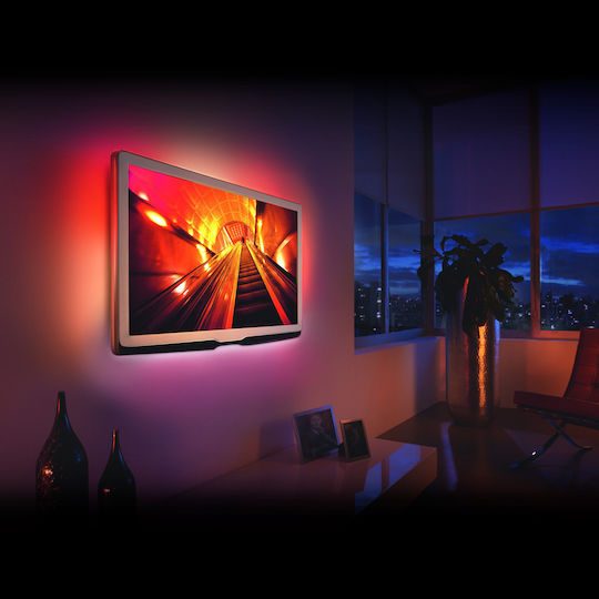 Alista Home Bandă LED Pentru Televizor USB 5V RGB Lumină 0.3m Tip SMD5050 cu Sursă de Alimentare și Telecomandă