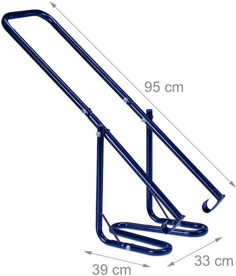 Relaxdays Müllkompressor Blau 39x95x33 cm