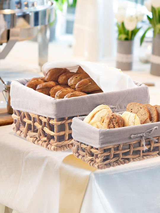Orion Fabric Beige Storage Basket 2 Pieces