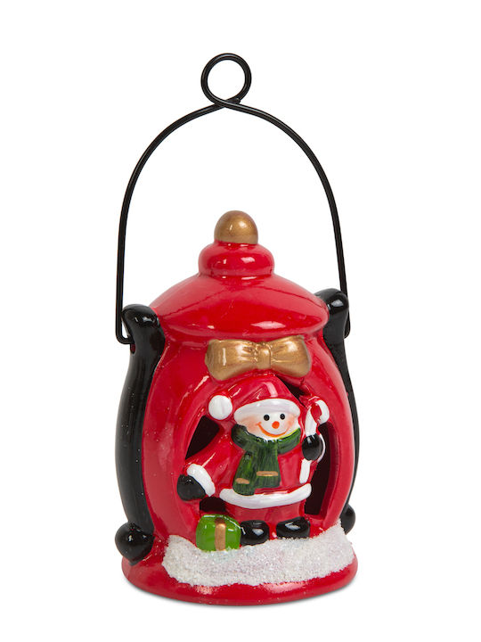 Led Lantern Christmas 7.5x11.5cm Santa Claus Snowman Model Warm Light