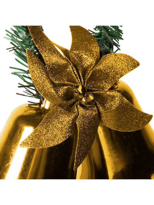 Weihnachtsdekoration Goldene Glocken Bogen 23 Cm