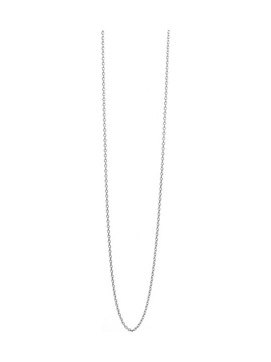 925 Rhodiumbeschichtete Silber Halskette Choker Stil 38 Cm 1 G