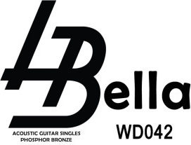 La Bella Single Bronze String for Acoustic Guitar