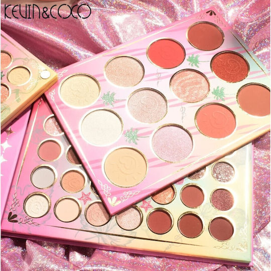 Alista Home Mehrfarbige Lidschatten Palette in Gepresster Form 112gr
