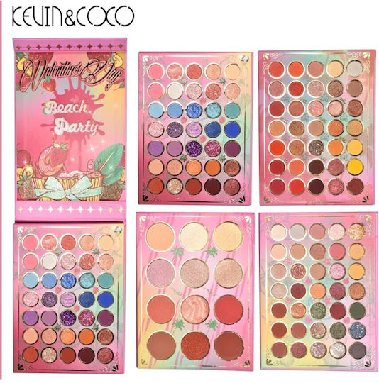 Alista Home Mehrfarbige Lidschatten Palette in Gepresster Form 112gr