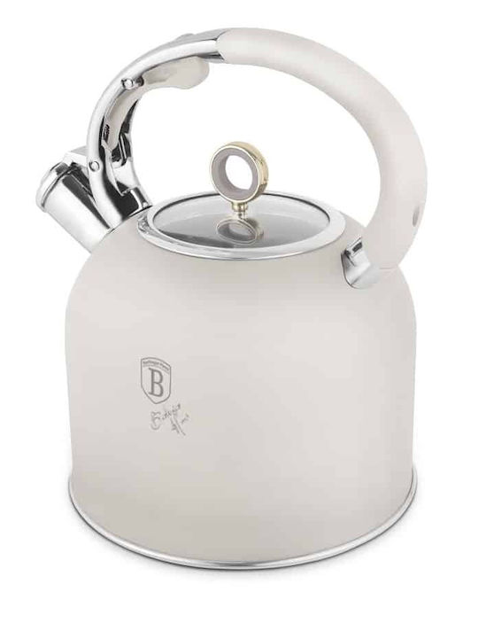 Berlinger Haus Τσαγιέρα Ανοξείδωτη Λευκή 3000ml