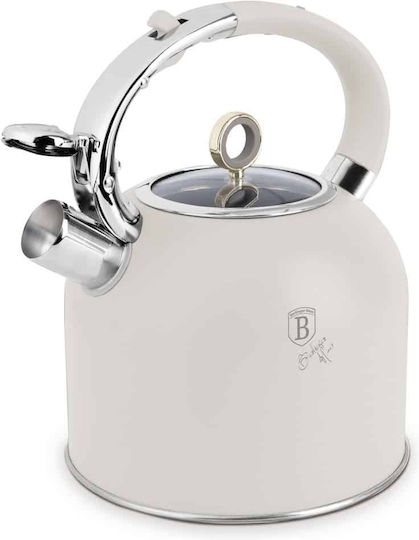Berlinger Haus Τσαγιέρα Ανοξείδωτη Λευκή 3000ml