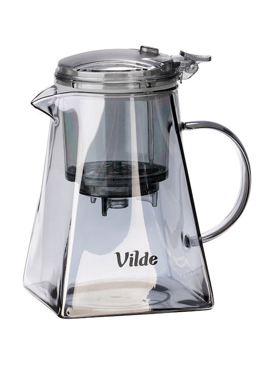 Vilde Τσαγιέρα με Φίλτρο Γυάλινη Διάφανη 880ml