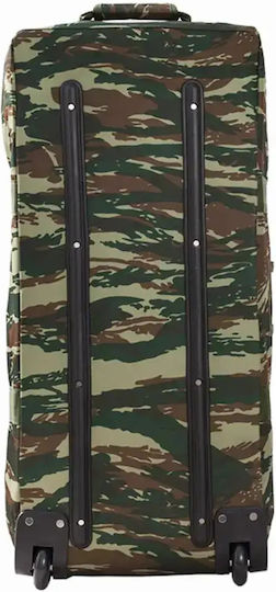 Survivors Military Travel Backpack Polyester Greek Camouflage 68lt