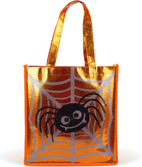 Alista Home Τσάντα για Δώρο με Θέμα "Halloween" Πορτοκαλί 30x33εκ.