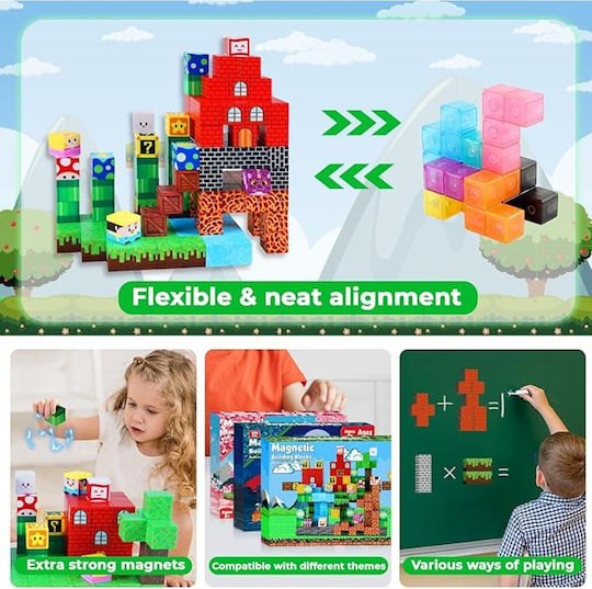 ToyUnited Magnetisches Spielzeug Bau- und Konstruktionsspielzeug