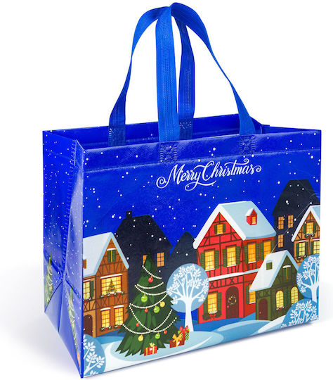 Alista Home Geantă Tesătura Crăciun Pentru Cadou Roșie 25x17x31cm