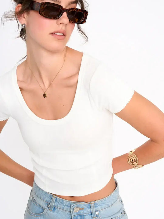 Tricou Damă Alb