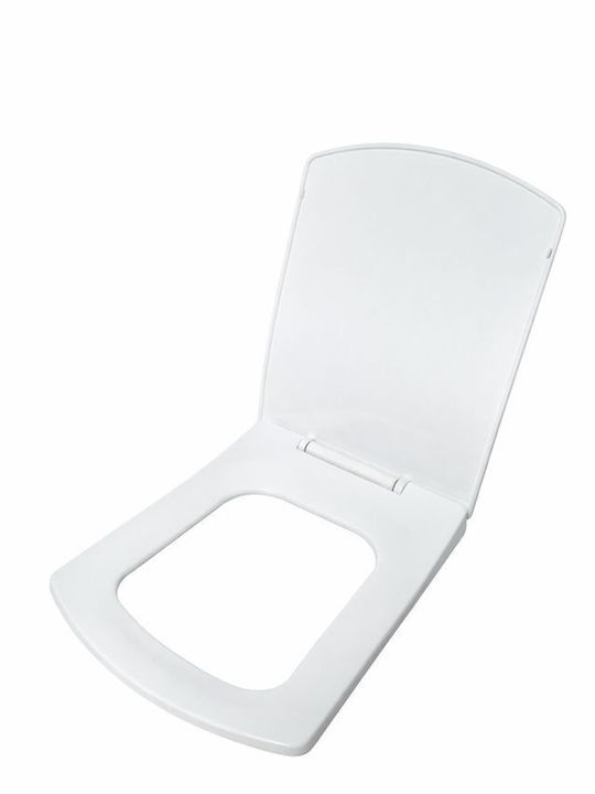 SteweHome Καπάκι Λεκάνης Slim Soft Close Πλαστικό Λευκό