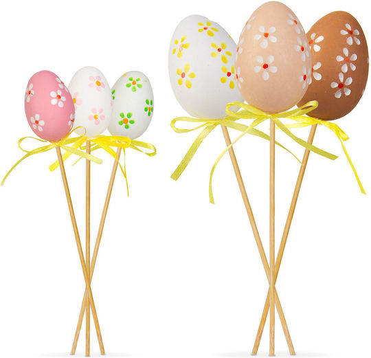 Osterdekorationen & Ornamente Set Ei Auf Stick 6 Stücke Topf Dekoration Blumenarrangements Dekorative Eier 4 Cm