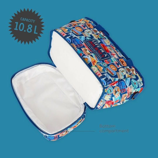 Legami Milano Travel Kids' Insulated Lunch Handbag 10.8 Litre 33x15x24cm