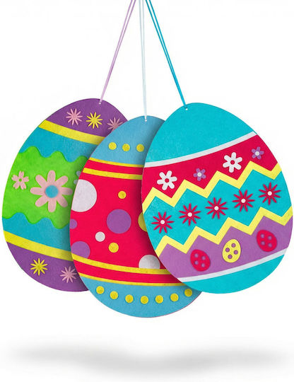 Easter Felt Hanging Egg Decoration 38x28 Cm 3 Designs