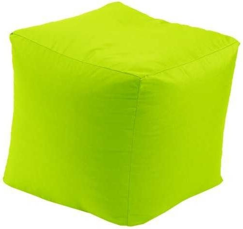 Многофункционален Пуф За Табуретка Водоустойчив Neon Green 45x45x45см