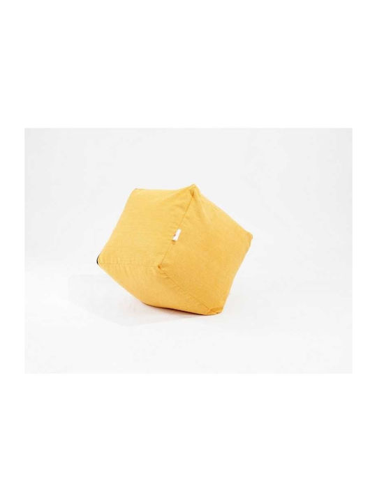 Πολυμορφικό Πουφ Σκαμπό Terracotta Orange 40x40x40cm