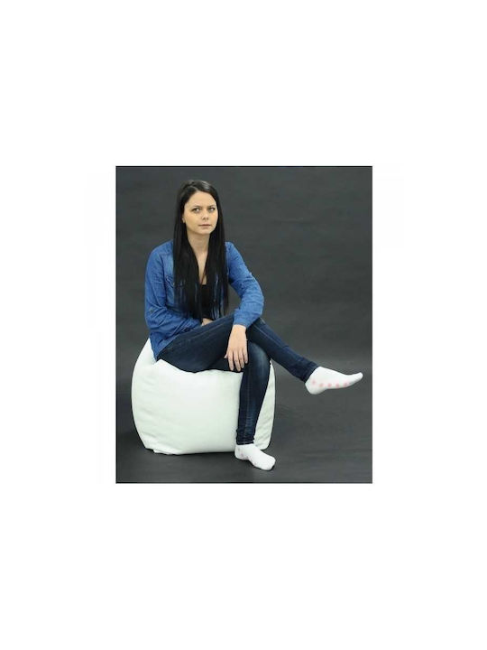 Fotolii Puf Scaun Polimorfic Alb 45x45x45cm