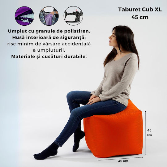 Hocker Blau 45x45x45cm Hocker Blau 45x45x45cm