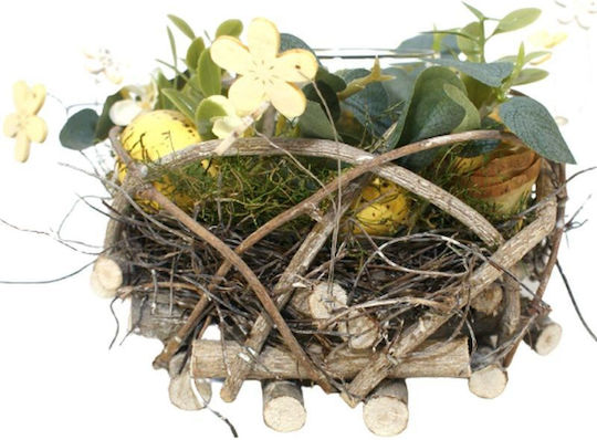 Suport Lumânare Galben Decorativ 16cm Lumânare Ceai Galbenă