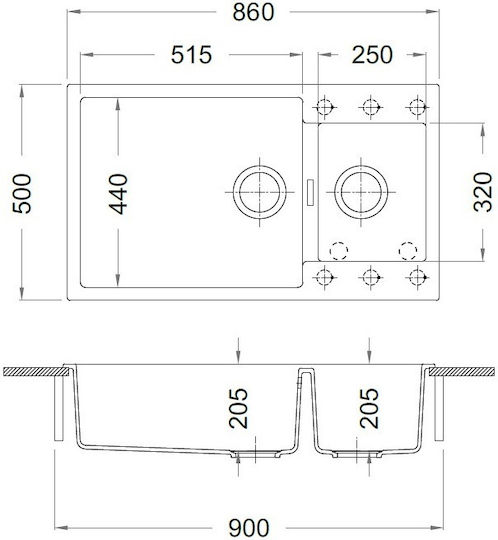 Macart ΝΕ02071007 Ένθετος από Συνθετικό Γρανίτη με Μπαταρία Μ86xΠ50cm Macart ΝΕ02071007 Ένθετος από Συνθετικό Γρανίτη με Μπαταρία Μ86xΠ50cm