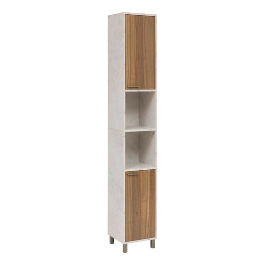 5Five Στήλη Μπάνιου Δαπέδου Μ32xΒ30xΥ194cm Λευκή